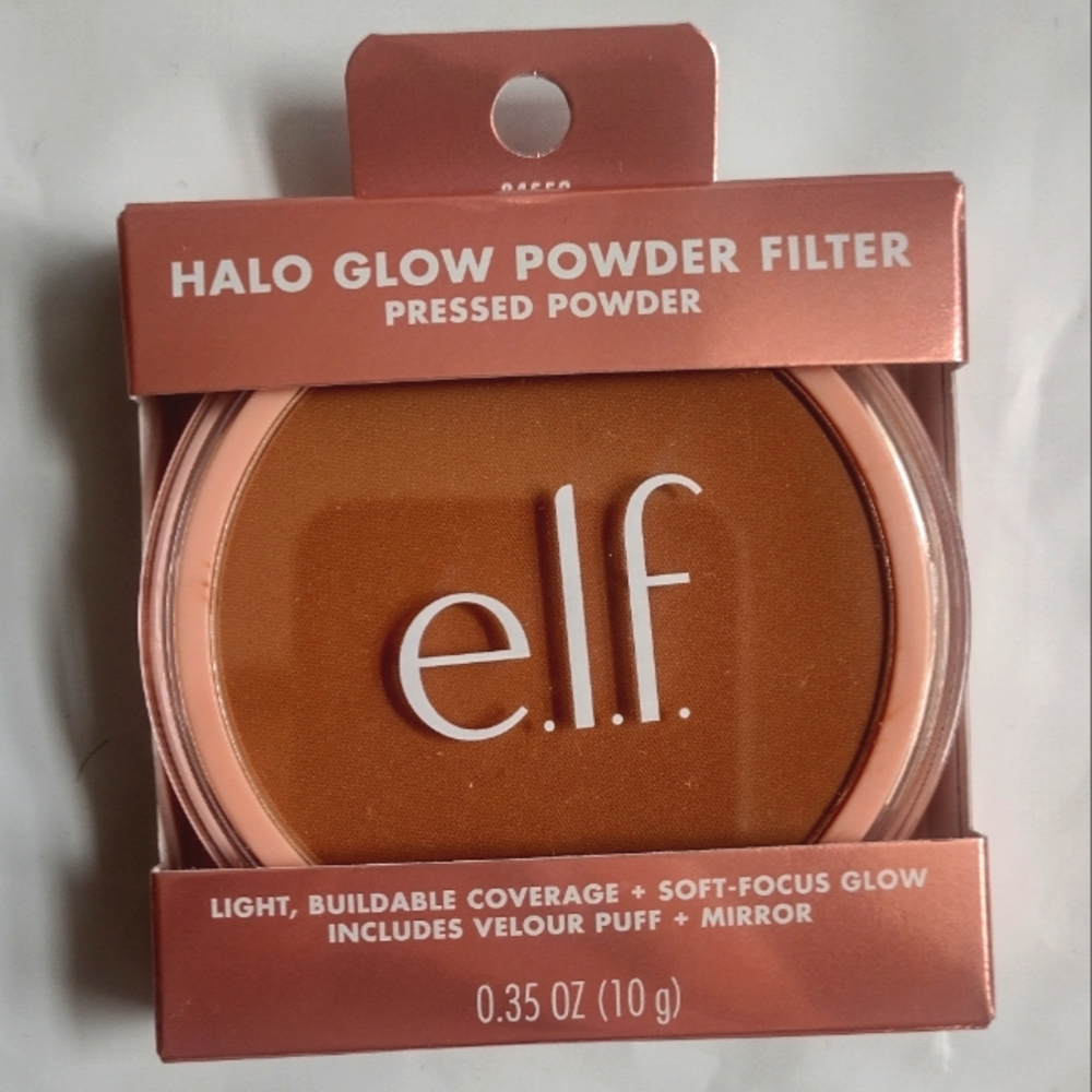 Elf Halo Glow Pressed Face Powder, Deep Neutral, New Makeup E.L.F